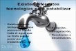 Existen diferentes tecnologías para potabilizar el agua. · El agua es muy importante por las siguientes razones: ... • Como podemos ahorrar agua para asegurar las generaciones