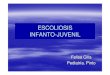 ESCOLIOSIS INFANTO JUVENIL - Universitat de … · La escoliosis es una deformidad tridimensional de la CV, que puede resumirse como una torsión sobre su eje longitudinal, de forma