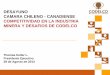 CARTA DE CODELCO - chile-canada-chamber.cl · Evolución de la productividad en Chile Productividad de las personas: agregada y de la minería del cobre ... Total Mundial Fuentes: