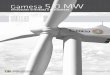 Gamesa 5.0 MW - La web de las energías renovables · Reducción del impacto visual. ... Un aerogenerador ... pesos y ruido. Palas segmentadas que facilitan el transporte y la instalación