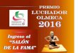 PREMIO LUCHADOR OLMECA 2016 - … Olmeca Salon...Campeonato Norte Centroamericano y del Caribe Juvenil Sub 23 San Salvador, El Salvador Julio, 2016 5º Lugar Ronda Eliminatoria –