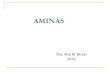 AMINAS - Campus Virtual FFyBvirtual.ffyb.uba.ar/pluginfile.php/86634/course/section/6355/AMINAS... · AMINAS Propiedades físicas de las aminas Las aminas son fuertemente polares