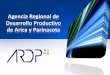 Agencia Regional de Desarrollo Productivo de Arica y …expoerap.com/wp-content/uploads/2013/07/Expo_ERAP.pdf · contribuyan al desarrollo de la industria de las ERNC y la EE •
