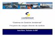“Sistema de Gestión Ambiental” Proyecto de cargue ...aapa.files.cms-plus.com/SeminarPresentations/07_FACENG_Gallo... · – 2 Patios, 3 Ha , Capacidad max ... 233,000 ton –