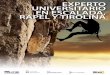 EXPERTO UNIVERSITARIO EN ESCALADA, RAPEL … · Práctica de la escalada deportiva de forma segura y aprender las técnicas básicas de escalada, así como la movilidad y la gestualidad
