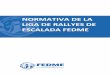 Normativa Liga Rallyes Escalada 2014 maquetatstatic.desnivel.com/docs/2016/04/25/normativa-de-la-liga-de-rally... · Promover y fomentar la escalada en el medio natural como actividad