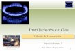 Instalaciones de Gas 3º Grado de Arquitecturaocw.bib.upct.es/.../content/1/ejemplo_calculoGAS.pdf · Instalación de gas natural. EJEMPLO 3. Instalación en edificio de viviendas