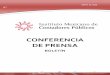 CONFERENCIA DE PRENSAimcp.org.mx/wp-content/uploads/2013/05/IMCP.-BoletÃn-de-Prensa... · Con la propuesta se busca mantener la ... la penetración crediticia en México es de las