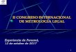 II CONGRESO INTERNACIONAL DE METROLOGÍA …a... · reglamentos, en calidad de comité sectorial de normalización, para todos los temas metrológicos en el ... 51,437 80.8 12,226