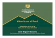 Minería en el Perú - SONAMI · Cerro Verde Inversión total: ... Proyectos en ampliación Región Arequipa. Proyectos de ampliación Región Moquegua, Tacna Modernización de la