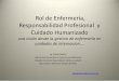Rol de Enfermería, Responsabilidad Profesional y … Interna/PDFs Jueves... · Jefa de Servicio Gestion y Docencia en Enfermerìa. ... en crecimiento y desarrollo, único e irrepetible