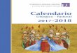 Calendario - parroquiaslapobladevallbona.es · Comisión Episcopal de Liturgia CONFERENCIA EPISCOPAL ESPAÑOLA Calendario Litúrgico - Pastoral 2017-2018 Portada CLP 2017-2018