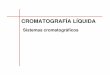 CROMATOGRAFÍA LÍQUIDA - iquir-conicet.gov.ar · Se usan en cromatografía de intercambio iónico. Fuerzas polares (van der Waals) ... capacidad retentiva y son adecuadas para sistemas