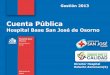Presentación de PowerPoint - archivos.ssosorno.clarchivos.ssosorno.cl/otros/Cuenta Pública FINAL 2013_09.pdf · referencia y contrareferencia . ... circulatorio infecciosas y 13