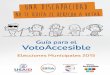 Voto Accesible Elecciones Municipales 2015 - saraki.org · Diseño y diagramación: ... más inclusivo. ... Plan de Voto Accesible para las Personas con Discapacidad de la Justicia