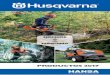 Mini Catalogo Husqvarna - HANSAhansaindustria.com.bo/Catalogos/cat_rev/catalogos/pdf/husqvarna.pdf · fumigadoras y toda una gama de soluciones motorizadas para todos los ... 1. Tamano