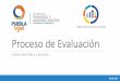 Proceso de Evaluación - evaluacion.puebla.gob.mxevaluacion.puebla.gob.mx/pdf/material/capacitacion_2017.pdf · Evaluación del desempeño Evaluación de programas presupuestarios,