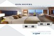 Soluciones de Hotel - xprgroup.com€¦ · La solución DIN HOTEL incluye un dispositivo exterior compuesto de un lector ... tarjetas de habitación y ... interno del sistema sin