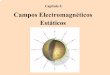 Capítulo 3: Campos Electromagnéticos Estáticosfisica3/cap-3a.pdf · Ley de Gauss: el flujo eléctrico ... E = 0 en (i) y (iii) E = 2 ... en reposo, la intensidad del campo eléctrico