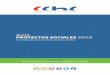GUíA proyectos sociAles 2016a_Proyectos_Sociales_2016... · proyectos sociales para trabajadores de la ... propias e implementando herramientas concretas para el desarrollo de una