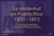 Dra. María B. Vázquez Andino Procesos Históricos de …cita.eap.edu/.../Historia_de_PR_y_EU/La_esclavitud_en_Puerto_Rico.pdf · Escoge tres de los grupos étnicos y ... Bayamón,