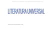 Literatura Universal, Bachillerato. Libreta digital de ... · Literatura Universal, Bachillerato. Libreta digital de Zuriñe García Fernández (2º B) ... Personajes femeninos en