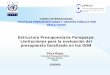 Estructura Presupuestaria Paraguaya: Limitaciones … · Presupuesto TIPO 1 TIPO 2 TIPO 3 TIPO 4 Niveles de desagregación Programas de Administración Programas de Acción Programas