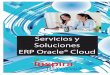 Servicios y Soluciones ERP Oracle® Cloud · abilidad y el control de su negocio. ORACLE CLOUD CUBRE TODAS LAS NECESIDADES DE SU EMPRESA ... asegurar un plan de continuidad para per-