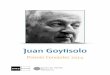 Premio Cervantes 2014 - UNED Calatayud · Hermano del poeta José Agustín Goytisolo (1928-1999) y del también novelista Luis Goytisolo (1935), su infancia difícil y el gran ambiente
