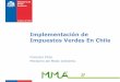 Implementación de Impuestos Verdes En Chile - fitga.cl · 2 por unidad de PIB entre 30% y 45%, respecto a 2007, según financiamiento. ... Cálculo de Impuestos Verdes Giro del Impuesto