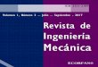 Ingeniería - ecorfan.org · Revista de Ingeniería Mecánica, Volumen 1, Número 3, de Julio a Septiembre - 2017, es una revista editada trimestralmente por ECORFAN-Spain