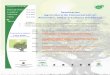 Seminario Agricultura de Conservacion - Diputación ...file/folletoSeminario.pdf · Agricultura de Conservación Es un sistema de producción agrícola sostenible que comprende un