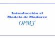 Introducción al Modelo de Madurez - PMQuality - … · de proyectos comparando sus competencias con estándares ... • Las lecciones aprendidas no son transmitidas a otros proyectos
