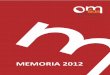 Memoria Omsida 2012 ordenada 1 2 3 · para evitar actos discriminatorios hacia las personas con VIH/sida. ... salud de las personas que viven por VIH/Sida, y de la población en general