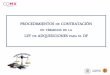 PROCEDIMIENTOS CONTRATACIÓN LEY … · INDICE Tema 1. Planeación, Programación y Presupuestación -Aplicación de la Ley -Aspectos relevantes de la planeación -Metodología para