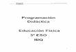 Programación Didáctica Educación Física 3º ESO IBQ · adaptaciones curriculares para el alumnado con necesidades educativas especiales o con altas ... Fichas de registro del