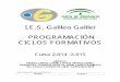 I.E.S. Galileo Galilei PROGRAMACIÓN CICLOS …iesgalileocordoba.es/wp-content/uploads/2015/11/MD... · Dada la variedad de las situaciones educativas y el contexto socio-laboral