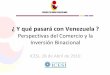 ¿ Y qué pasará con Venezuela - Universidad Icesi que pasara... · ¿ Y qué pasará con Venezuela ? Perspectivas del Comercio y la Inversión Binacional ICESI, 28 de Abril de 2010