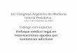 1er Congreso Argentino de Medicina Interna Pediátrica. Interna/PDFs Miercoles... · respiratorio Enf. sistema circulatorio Tumores Enf. infecciosas y parasitarias Fuente: elaboración