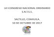 LVI CONGRESO NACIONAL ORDINARIO S.N.T.S.S. SALTILLO, COAHUILA. 10 DE ...sntss-jalisco.org/sitio/images/2017/Octubre/avances-y-logros-2017.pdf · auxiliar y ayudante de limpieza e