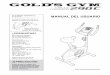 Nº de Modelo GGEX61612.2 MANUAL DEL USUARIOSP2).pdf · la bicicleta de ejercicios y no la arquee. ... ganar resistencia y tonificar el cuerpo. La ... los materiales de empaque hasta