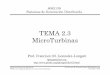TEMA 23 2.3 MicroTurbinas - fglongatt.orgfglongatt.org/OLD/Archivos/Archivos/SistGD/PPT-Tema2.3... · • El diámetro de la punta del compresor es de algunas ppg ,ulgadas, similar