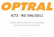 ICT2 - RD 346/2011 - macinfor.com · cables de acometida se hayan instalado en la red de dispersión. ii) La unidad de terminación de red óptica deberá conectarse por una parte