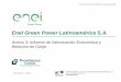 Enel Green Power Latinoamérica S.A. · Balance Proforma Fusión al 30 de Septiembre, 2017 Apéndices ... De esta manera, de nuestro análisis, se desprende un valor económico estimado