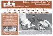 La impunidad en la maquila de Guatemala · de Trabajadores del Estado de Guatemala (FENASTEG), Sindicato de Trabajadores de la Empresa Prensa Libre y Anexas (STEPLEA) y Federación