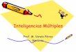 Múltiples Inteligencias - varelapma.files.wordpress.com · inteligencias fuertes y estilos de aprendizaje. •El maestro podrá ofrecer actividades de aprendizaje variadas a sus