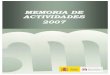 MEMORIA DE ACTIVIDADES 2007 - Agencia Española de Medicamentos … · 2016-10-14 · información de los medicamentos y productos sanitarios en el ... supone participación en la