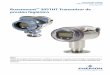 Rosemount™ 3051HT Transmisor de presión higiénico€¦ · instrucciones para la configuración, los diagnósticos, el mantenimiento, el servicio, la reparación, las instalaciones