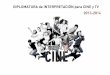 DIPLOMATURA de INTERPRETACIÓN para CINE y TVDIPLOMATURA de ... · Central de Cine es un centro de formación especializado en la preparación y entrenamiento de actores para medios