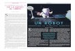 UN ROBOT - gaceta.udg.mx 2.pdf · primeras notas melancólicas de una noche nubosa en la que me-diante sonidos, imágenes y objetos ... las tortas ahogadas. Este espectáculo multimedia